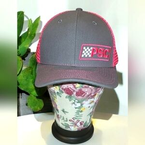 PSC Trucker Snapback Baseball Hat with High Ponytail Slot